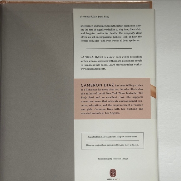 The Longevity Book by Cameron Diaz & Sandra Bark | SIGNED | Hardcover Book - Picture 8 of 12